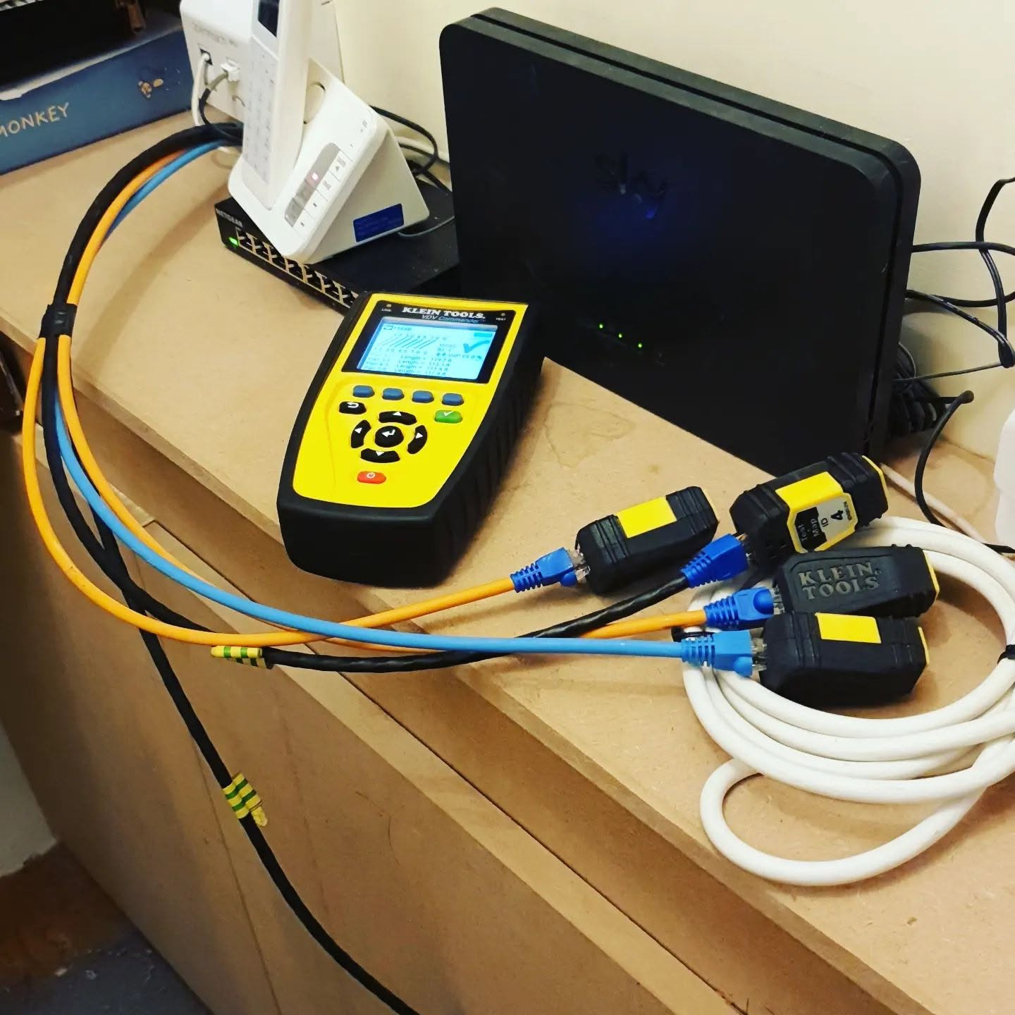 Hard wired ethernet networking for residential